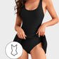 🏖️LAST DAY SALE: ONLY ￡12.99!!🌊Women's One Piece Tummy Control Tie Knot Swimsuit👙