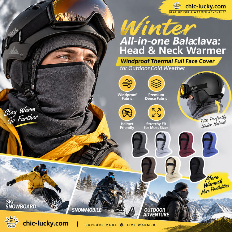 🔥LAST DAY SALE 50% OFF!!❄️Winter All-In-One Scarf Ear Cover Warm Balaclava