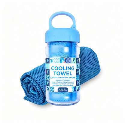 🎁Last Day Buy 1 Get 1 Free (Each only ￡3.49)🔥Cold Sweat Towel You Can Use Anywhere, Anytime! Reusable Soft Absorbent Cooling Portable