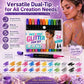 📢Last Day Sale Only ￡7.99!!⏰24-Color Face & Body Glitter Marker Set with Dual Tips