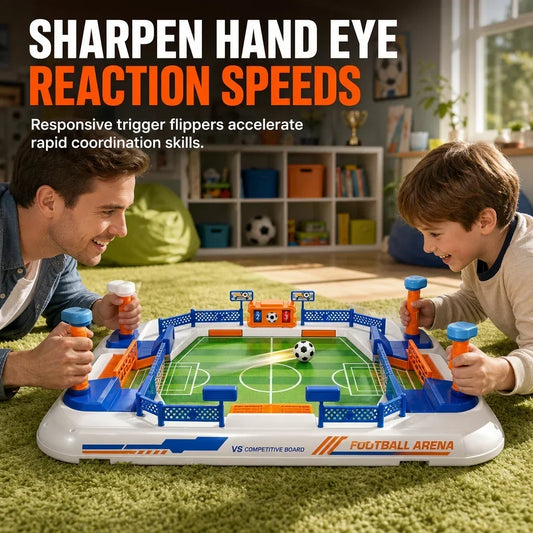 ⏳LAST DAY SALE ONLY ￡29.99!!🔥⚽ 2-Player Tabletop Soccer Game – Fast-Paced Family Fun, Builds Reflexes & Hand-Eye Coordination 🏆