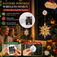 ⏳LAST DAY SALE ONLY ￡7.99!!🎄❄️ DIY Christmas Snowflake Suction Cup LED Lights ✨ | Battery Operated, Warm & Multi-Colour, Window Suction Lights, Christmas Home & Party Decor