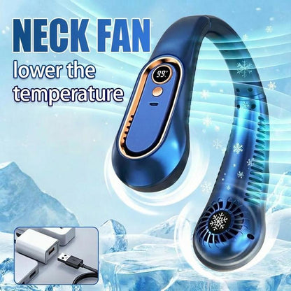 🏆LAST DAY SALE 70% OFF!❄️Aerify™ 360° Airflow Neck Fan – Long-Lasting Battery 🔋, Hands-Free 🙌, Personal Cooler for Travel ✈️, Office 💼 & Summer Outdoors ☀️🌬️🇬🇧