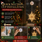 ⏳LAST DAY SALE ONLY ￡7.99!!🎄❄️ DIY Christmas Snowflake Suction Cup LED Lights ✨ | Battery Operated, Warm & Multi-Colour, Window Suction Lights, Christmas Home & Party Decor