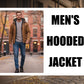 Men's Windproof Outdoor Jacket with Detachable Hood