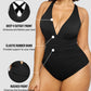 🔥Last Day Sale 49% OFF🔥Smart Sculpt Plunge Swimsuit Flatter Your Figure
