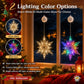 ⏳LAST DAY SALE ONLY ￡7.99!!🎄❄️ DIY Christmas Snowflake Suction Cup LED Lights ✨ | Battery Operated, Warm & Multi-Colour, Window Suction Lights, Christmas Home & Party Decor