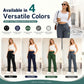 💖LAST DAY SALE 50% OFF!!🔥Women’s Straight-Leg Cargo Trousers – Elastic Waist, 6-Pocket Casual Pants for Work, Travel & Everyday Wear 👖✨