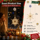 ⏳LAST DAY SALE ONLY ￡7.99!!🎄❄️ DIY Christmas Snowflake Suction Cup LED Lights ✨ | Battery Operated, Warm & Multi-Colour, Window Suction Lights, Christmas Home & Party Decor