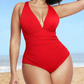 🔥Last Day Sale 49% OFF🔥Smart Sculpt Plunge Swimsuit Flatter Your Figure