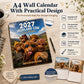 ⏳LAST DAY SALE ONLY ￡6.99!!🔥2027 Funny Highland Cow Wall Calendar | A4 Hanging Calendar | Designed by Isabel Kline
