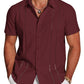 🔥Father's Day Deal: 49% OFF -Men's Cuba Guayabera Exquisite Hollow Embroidered Button Front Shirt