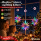 ⏳LAST DAY SALE ONLY ￡7.99!!🎄❄️ DIY Christmas Snowflake Suction Cup LED Lights ✨ | Battery Operated, Warm & Multi-Colour, Window Suction Lights, Christmas Home & Party Decor
