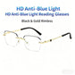 ⏳LAST DAY SALE ONLY￡9.99!!🔥OptiView™ Frameless Blue Light Blocking Glasses – Ultra-Light Titanium Build, Anti-Glare Lens 👓