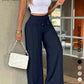 ⏳Last Day Sale Only ￡15.99!!👖 💥  Easy Everyday Comfort | Women's High-Waisted Straight-Leg Pants with Elastic Back