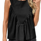 Womens Peplum Babydoll Tank Tops