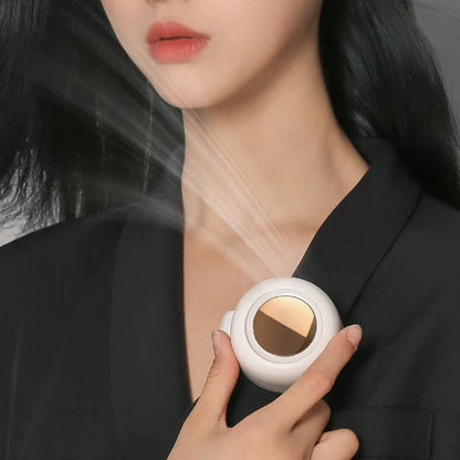 ⏳Summer Hot Sale: ONLY ￡11.99!!💞50K+ SOLD!💨AuraBreeze™ 2-in-1 Wearable Fan – Instantly Cools You by Up to 10°C | 24H Quiet Hands-Free Airflow🌀🌿