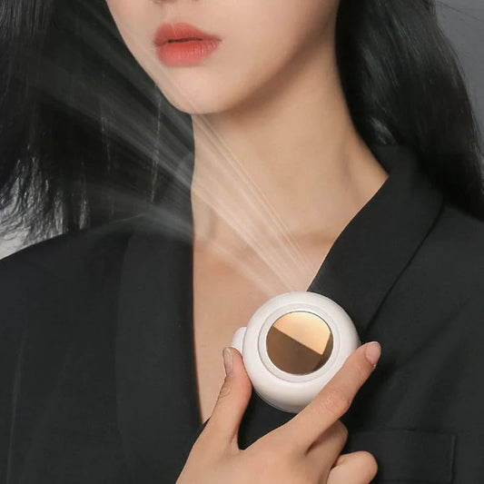 ⏳Summer Hot Sale: ONLY ￡11.99!!💞50K+ SOLD!💨AuraBreeze™ 2-in-1 Wearable Fan – Instantly Cools You by Up to 10°C | 24H Quiet Hands-Free Airflow🌀🌿