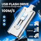 🎉 2026 Sale ONLY ￡9.99!!— Over 33,100 Sold!💾 4‑in‑1 MFi Certified USB Flash Drive with Type‑C Adapter for iPhone/Android/PC