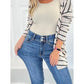 ⏳LAST DAY SALE ￡16.99!!💥Vintage Double Button Frayed Hem Bootcut Jeans👖