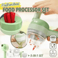 ⏳LAST DAY SALE ONLY ￡13.99!!⚡4-in-1 manual electric vegetable cutter setMultifunction cordless food processor
