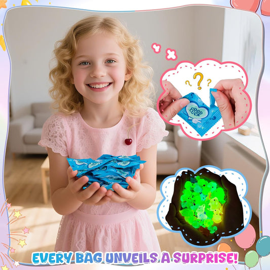 🏆#1 Bestseller ⏰Mini Glow in The Dark Animal Resin Models
