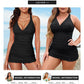 🩱2025 New Type 49% OFF👙Deep V Cross-Back Ruched One-Piece Swimsuit