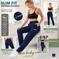 💖LAST DAY SALE 50% OFF!!🔥Women’s Straight-Leg Cargo Trousers – Elastic Waist, 6-Pocket Casual Pants for Work, Travel & Everyday Wear 👖✨