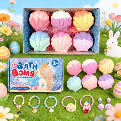 🎁Easter Hot Sale 70% OFF🛁Bath Bombs for Kids with Surprise Inside🥚✨