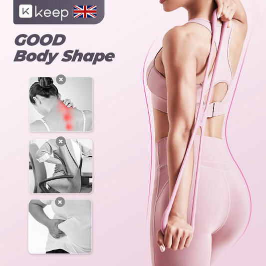 🏆Flash Sale ONLY ￡6.99!!🔥Flexora Figure-8 Resistance Band – Latex-Free TPE Arm & Chest Trainer for Yoga, Strength & Mobility