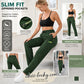 💖LAST DAY SALE 50% OFF!!🔥Women’s Straight-Leg Cargo Trousers – Elastic Waist, 6-Pocket Casual Pants for Work, Travel & Everyday Wear 👖✨