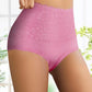 Women's Floral Lace High Waist Hip Lifting Cotton Briefs (3 Pack / 6 Pack)
