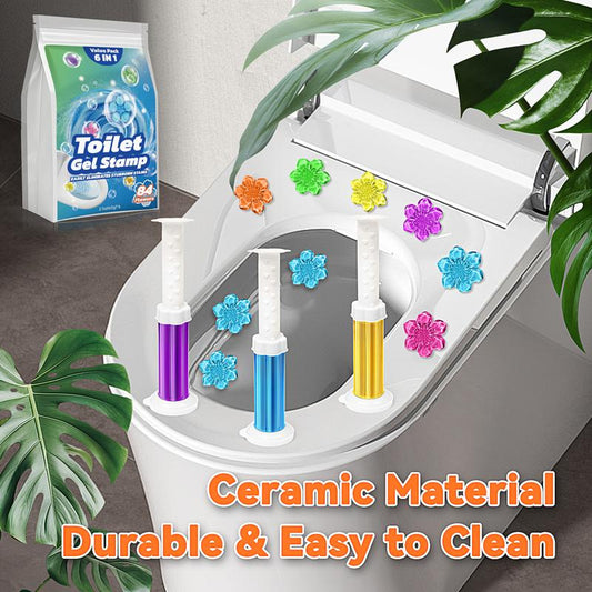 84 Flowers Toilet Cleaner Gel - (6 in 1)Air Freshener