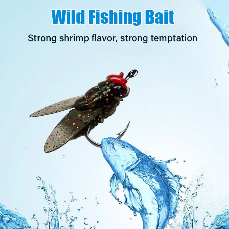 🔥Last Day Promotion 49% OFF🔥 - Simulated Flies Fishing Attractor Bait Hook-1