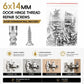 🔥LAST DAY SALE £6.99!!⚡50K+ SOLD!💪Self Drilling Drywall Anchors with Screws Kit🪨 Easy Install Wall Fixing Accessories🛠️🔩