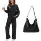 🔥LAST DAY 50% OFF💓Women's Crew Neck Top & Drawstring Pants Set