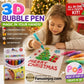 💥LAST DAY BUY 1 GET 1 FREE!!🎁🔮Magic Pen – Draw 3D with one stroke!🎄 DIY Bubble Popcorn Drawing Pens 🔥