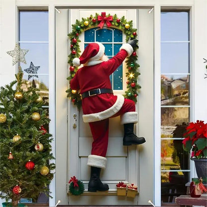 🎉Black Friday Sale 50% OFF🎉Santa Claus Door Frame Banner - Merry Christmas & Happy New Year🎅🎁