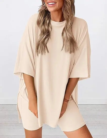 👚Hot Sale 50% Off✨Oversized Women's Summer Two-Piece Set💖