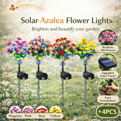 🔥LAST DAY SALE 50% OFF✨EVEDIOR Solar Azalea Flower Lights💐