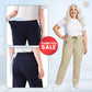 🏆Last Day Promotion：ONLY ￡11.99!!👖❄️Aurelle™ Women’s Ultra-Soft Stretch Casual Trousers – Flattering Drape & Secure Zip Pocket