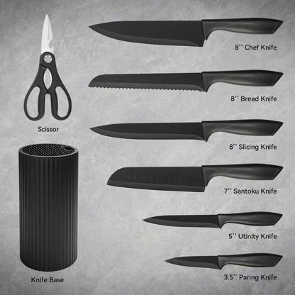 🔥LAST DAY SAEL 50% OFF!!⚡50K+ SOLD!🔪Hunter Dual Modern Knife & Scissors Set💕