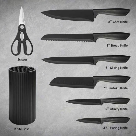 🔥LAST DAY SAEL 50% OFF!!⚡50K+ SOLD!🔪Hunter Dual Modern Knife & Scissors Set💕