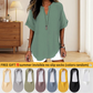 ⏳LAST DAY SALE: ONLY ￡11.99!!✨👚Women's Plain Short Sleeve Blouse, Casual Solid Color Top for Daily Wear