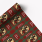🎅🏾HOT SALE 49% OFF🤶🏾Home for the Holidays Black Santa Wrapping paper