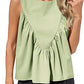 Womens Peplum Babydoll Tank Tops
