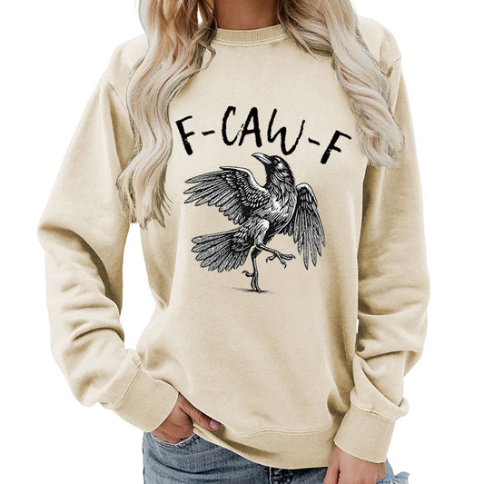 ⏳LAST DAY SALE 70% OFF!💕F-CAW-F Raven Sweatshirt