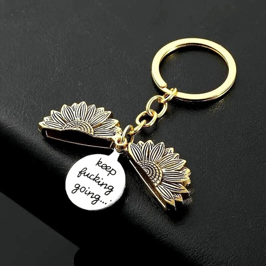 ⏳LIMITED SALE 70% OFF - BUY 2 GET 1 FREE🌻✨Sunflower Keychain Inspirational Gifts