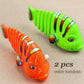 💖LAST DAY SPECIAL PRICE: ￡5.99!!🐟Wind-Up Wiggle Fish Toy