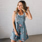 🌸2026 New Fashion🌸 Vintage Floral Printed Denim Jumpsuit